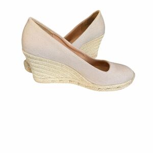 J. Crew Women’s Tan Espadrille "Seville" Jute Wedges Shoes Size 7